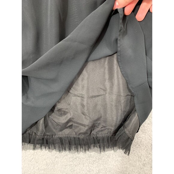 BLUSH by Us Angels Youth 14 Little Black Dress Lined Belt Loops Zip Back - Picture 5 of 11